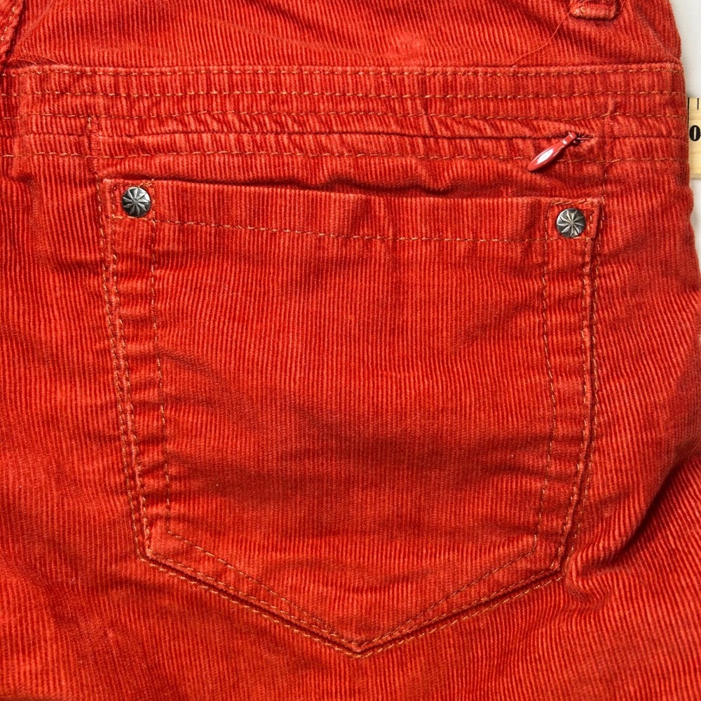 Athleta Frontier Cord Pants Red Spice‎ Corduroy Straight Leg 918979 Mens 4 - Picture 11 of 12